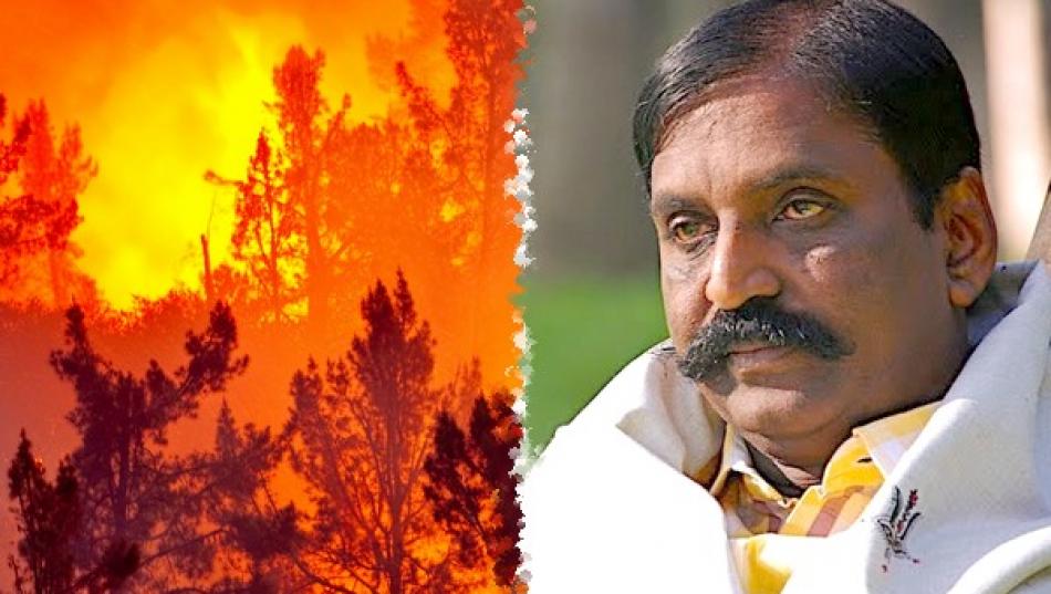 Vairamuthu sadness to who death in Wildfire